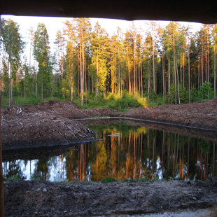 2006. jūnijs, dīķis izrakts